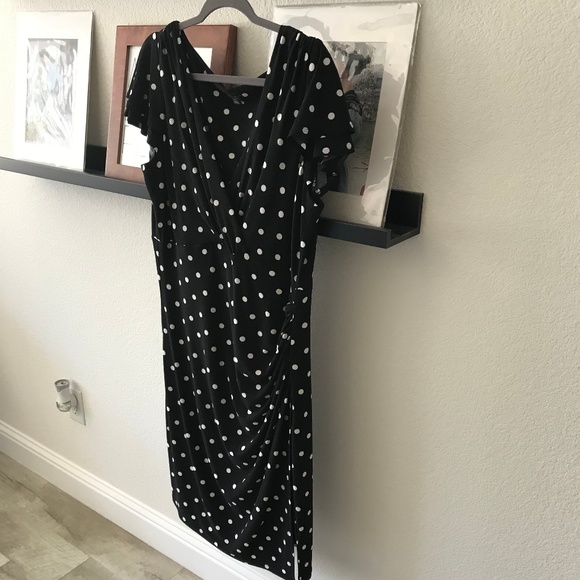 Ralph Lauren, Polka Dot Dress, Size: 16W - Picture 2 of 4
